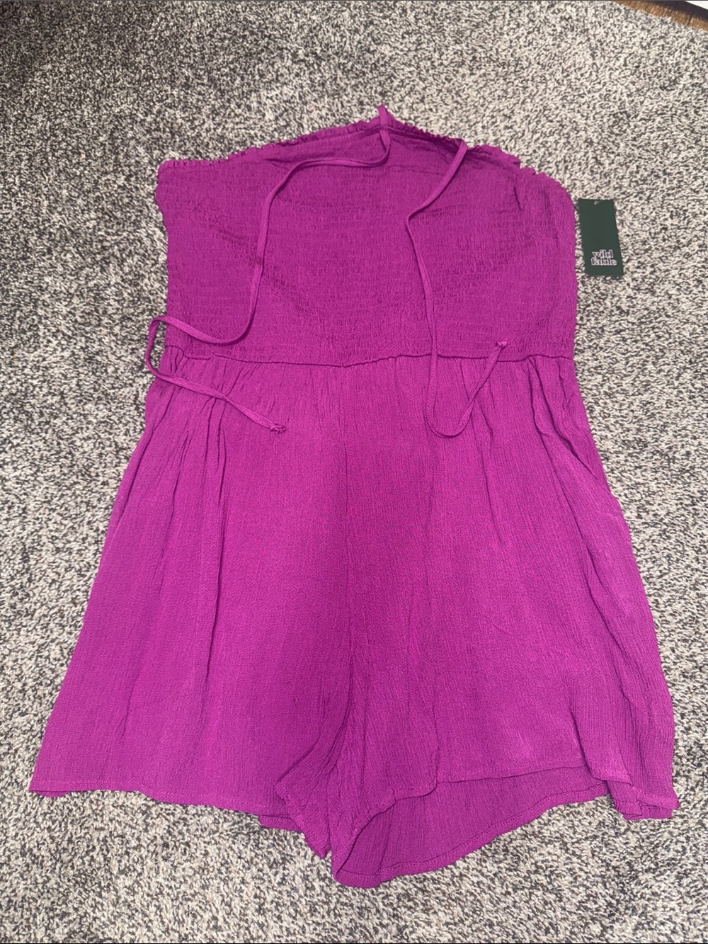 NWT Wild Fable strapless romper